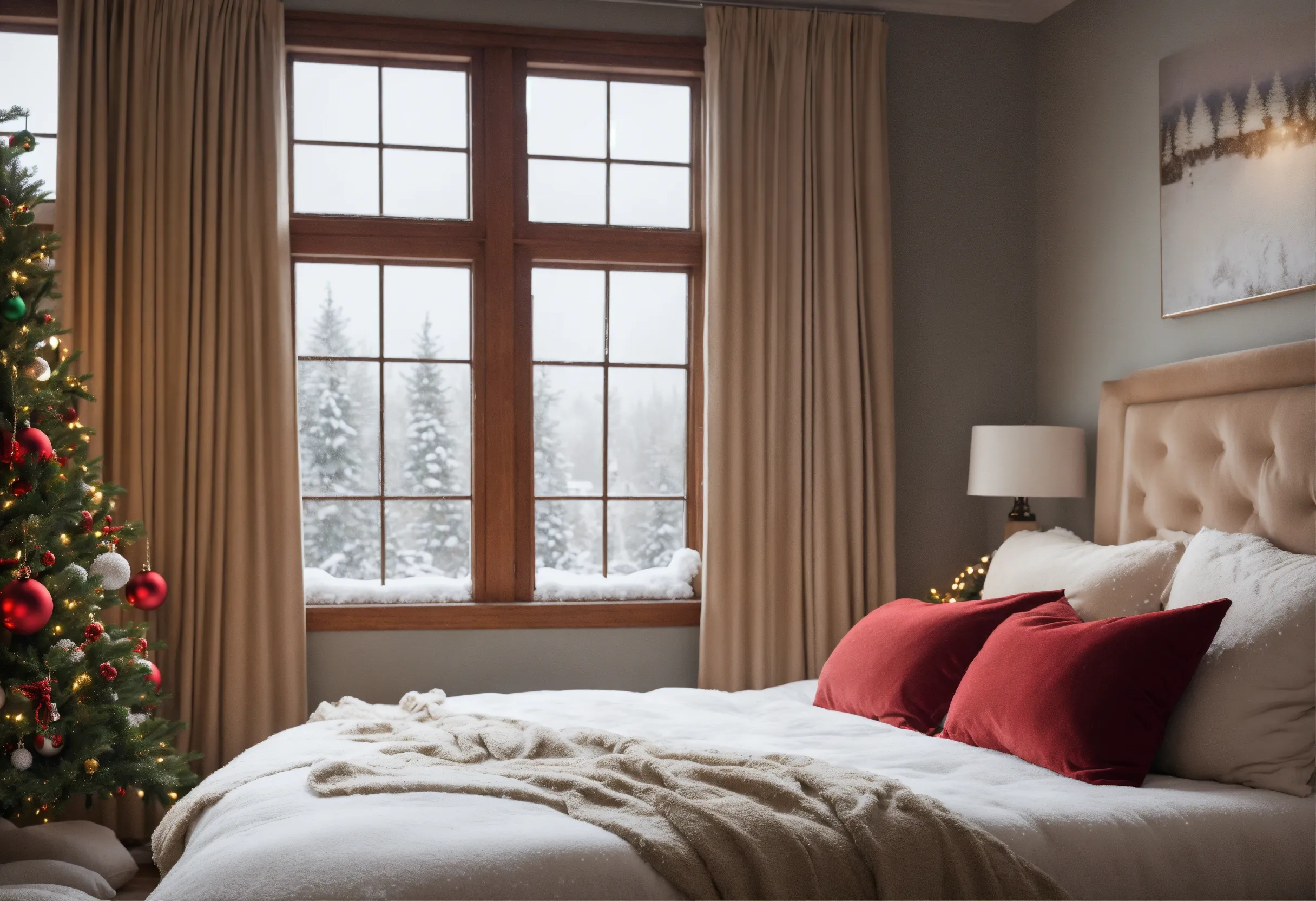 Schlafzimmer mit Tageslicht